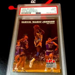 Magic Johnson 90-91 psa 9 basketball card
